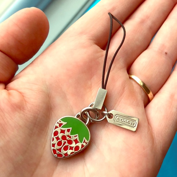 Coach Accessories - Coach Strawberry Purse Charm 🍓